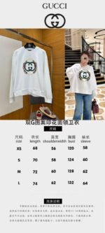 Gucci Double G Print Crewneck Sweatshirt 1 - 图片 10