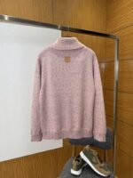 LV Sakura Pink Mohair Knit Cardigan - 图片 2