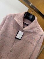 LV Sakura Pink Mohair Knit Cardigan - 图片 3