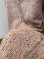 LV Sakura Pink Mohair Knit Cardigan - 图片 9