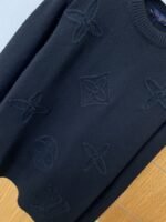 LV Floral Openwork Jacquard Crewneck Knit Sweater - 图片 4