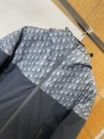 Dior Jacquard Patchwork Hooded Down Jacket 1 - 图片 3