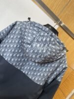 Dior Jacquard Patchwork Hooded Down Jacket 1 - 图片 6