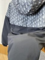 Dior Jacquard Patchwork Hooded Down Jacket 1 - 图片 8