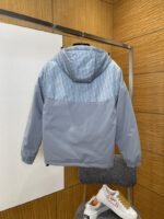 Dior Jacquard Patchwork Hooded Down Jacket 2 - 图片 2
