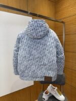 Dior All-Over Print Zipper Hooded Down Jacket - 图片 2
