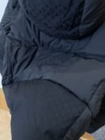 LV Full-Print Patchwork Hooded Down Jacket - 图片 9
