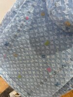 LV Color Jacquard Hooded Denim Down Jacket - 图片 9