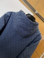LV Full-Print Hooded Denim Down Jacket 1 - 图片 6