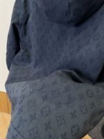 LV Full-Print Hooded Denim Down Jacket 1 - 图片 8