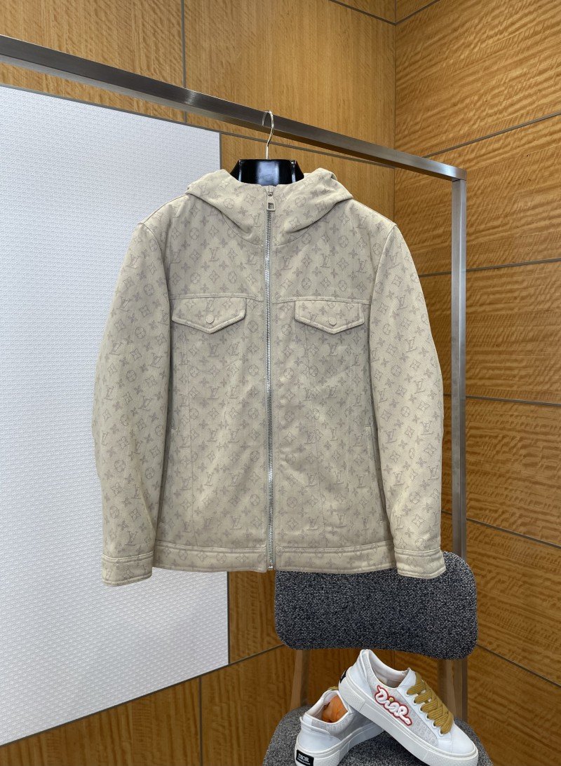 wsxc1767749521729_0.jpg LV Full-Print Hooded Denim Down Jacket 2 - 图片 1