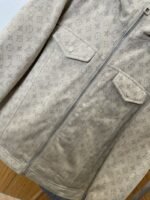 LV Full-Print Hooded Denim Down Jacket 2 - 图片 4