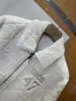 Dior Digital Embroidered Diamond Quilted Jacket Coat 1 - 图片 3