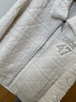 Dior Digital Embroidered Diamond Quilted Jacket Coat 1 - 图片 4