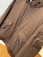 Prada Cuff Logo Zipper Pocket Down Jacket 1 - 图片 5