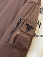 Prada Cuff Logo Zipper Pocket Down Jacket 1 - 图片 6