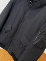 Prada Cuff Logo Zipper Pocket Down Jacket 2 - 图片 5