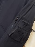 Prada Cuff Logo Zipper Pocket Down Jacket 2 - 图片 6