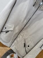 Prada Cuff Logo Zipper Pocket Down Jacket 3 - 图片 4