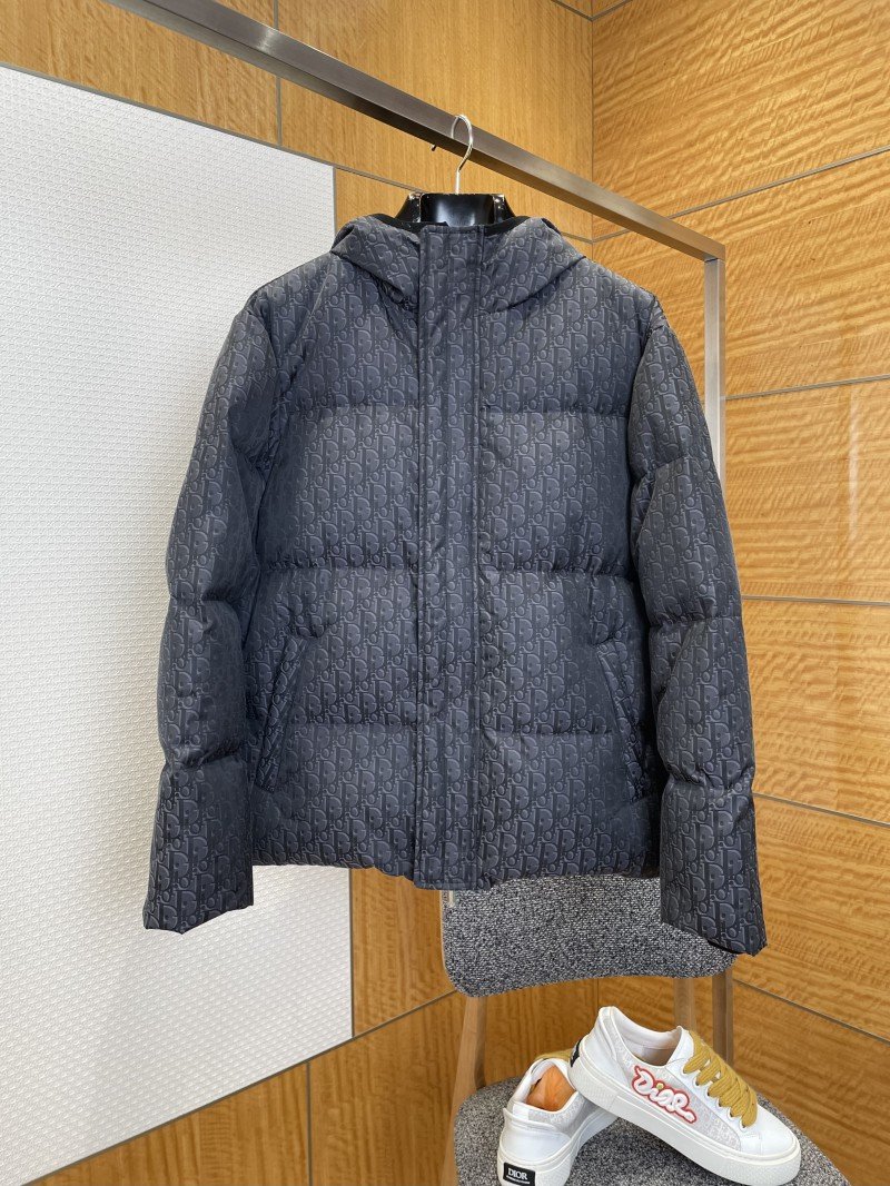 wsxc1767752844008_0.jpg Dior Full-Print Logo Quilted Hooded Down Jacket - 图片 1