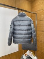 Dior All-Over Print Solid Color Zipper Stand Collar Down Jacket 2 - 图片 2