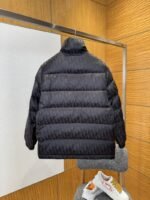 Dior All-Over Print Solid Color Zipper Stand Collar Down Jacket 7 - 图片 2