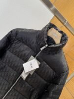Dior All-Over Print Solid Color Zipper Stand Collar Down Jacket 7 - 图片 3