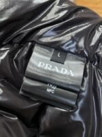 Prada 3D Logo Glossy Stand Collar Down Jacket 2 - 图片 9