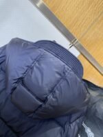 Prada Enameled Triangle Logo Stand Collar Hooded Down Jacket1 - 图片 5