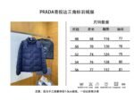 Prada Enameled Triangle Logo Stand Collar Hooded Down Jacket1 - 图片 10
