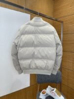 Dior Embroidered Patch Baseball Collar Cotton Jacket - 图片 2