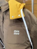 Miu Miu Detachable Hooded Short Down Jacket - 图片 4