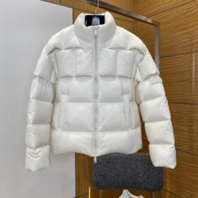 Dior Cuff-Label Stand Collar Down Jacket 3