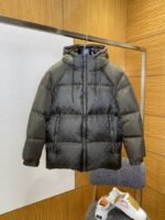 LV Classic Monogram Hooded Down Jacket 2