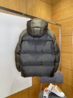 LV Classic Monogram Hooded Down Jacket 2 - 图片 2