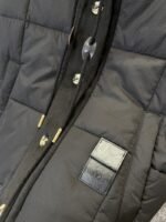 LV leather label color blocked hooded lightweight down jacket 2 - 图片 5