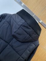 LV leather label color blocked hooded lightweight down jacket 2 - 图片 6