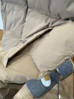 BOTTEGA VENETA Splicing genuine leather woven down vest 1 - 图片 6