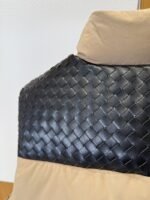 BOTTEGA VENETA Splicing genuine leather woven down vest 1 - 图片 8