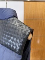 BOTTEGA VENETA Splicing genuine leather woven down vest 2 - 图片 8
