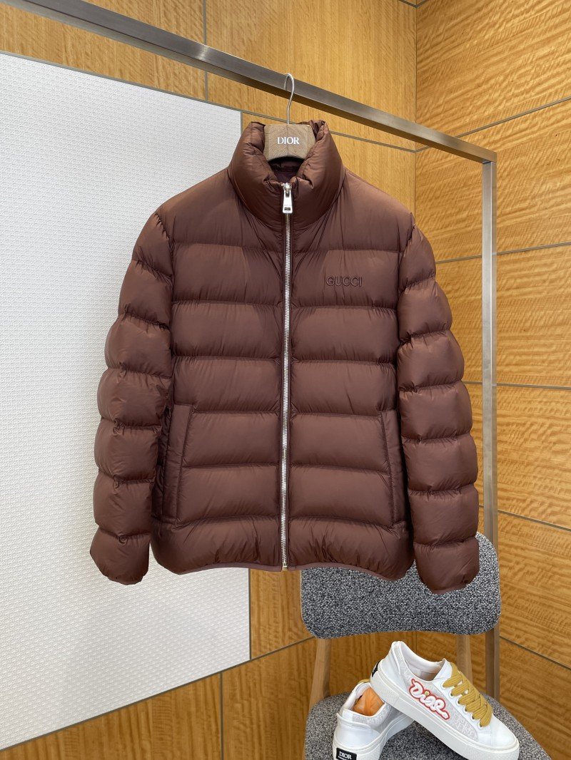 wsxc1768010827009_0.jpg Gucci Embroidered Logo Stand Collar Down Jacket 3 - 图片 1