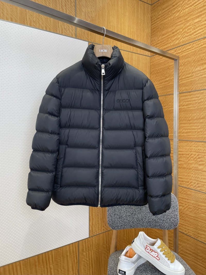 wsxc1768010832729_0.jpg Gucci Embroidered Logo Stand Collar Down Jacket 4 - 图片 1