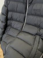 Gucci Embroidered Logo Stand Collar Down Jacket 4 - 图片 5
