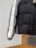 Balenciaga Color-Block Stand Collar Hooded Down Jacket - 图片 5