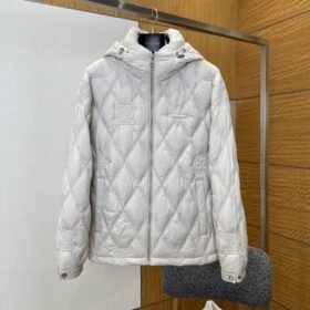 LV Quilted Hooded Down Jacket 1
