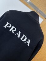 Prada Enamel Triangle Logo Letter Embroidered Down Jacket 1 - 图片 7