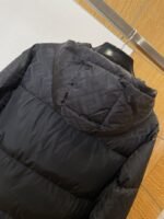 Fendi Letter Patch Jacquard Hooded Down Jacket - 图片 6