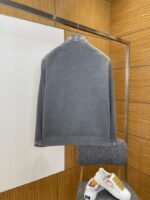 LV Printed Zipper Stand Collar Jacket - 图片 2