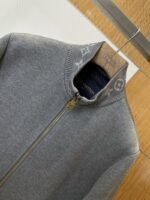 LV Printed Zipper Stand Collar Jacket - 图片 3