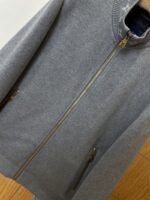 LV Printed Zipper Stand Collar Jacket - 图片 4